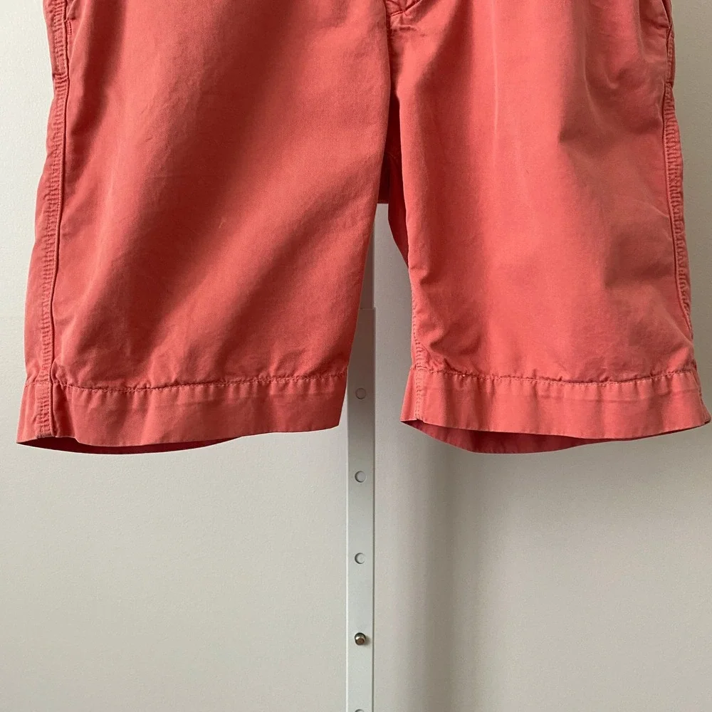 Psycho Bunny Cotton Relaxed Rugged Coastal Outdoors Clean Chino Shorts 30 Pink